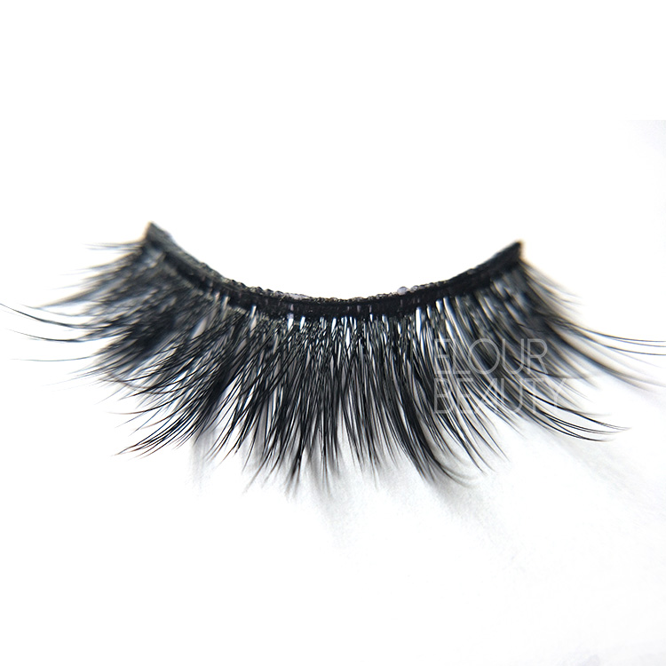 Best quality 3D faux mink fake eyelash with eyelash curler  EL34